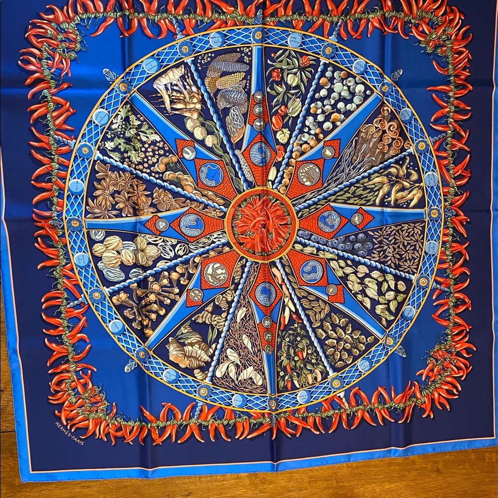 Hermes Silk Scarf